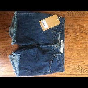 Brand new denim shorts